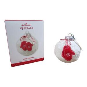 Hallmark Cozy Christmas ornament porcelain Hallmark Keepsake Ornament 2013